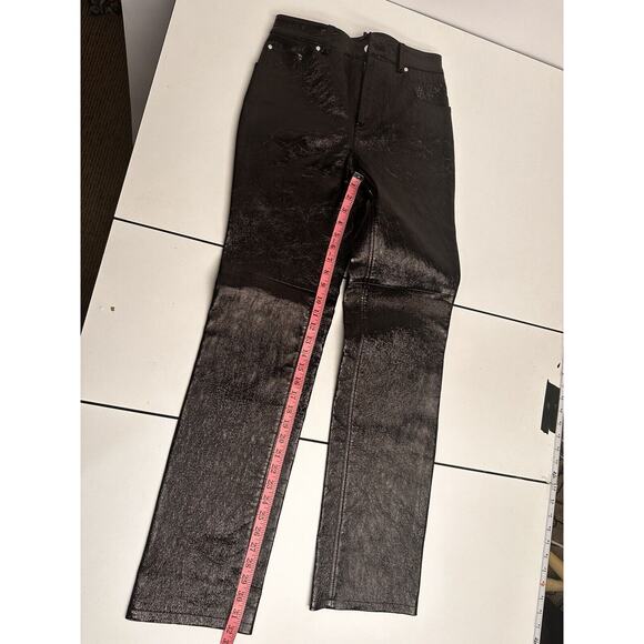 NBD Men’s Or Women’s Black Leather Pants New With Tags And Straight Legs - Picture 10 of 10